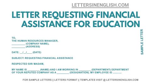 tagalog request financial assistance letter|Sample Letter Asking For Financial Assistance For  .